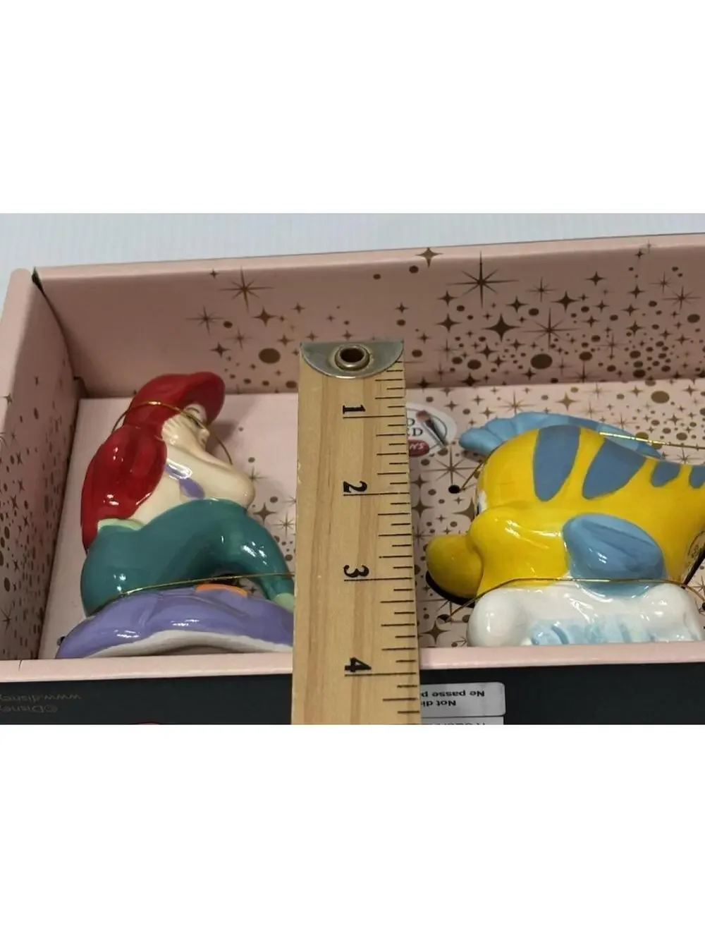 Little Mermaid Salt & Pepper Shakers, New, Disney Princess, Ariel & Flounder NEW